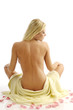 Woman in the bath towel