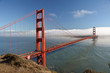 san francisco golden gate bridge and city