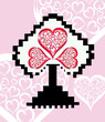 abstract heart tree abstract heart tree