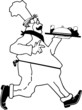 vector illustration of cook