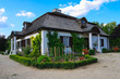 Historical mansion standing in heritage park Historical mansion standing in heritage park