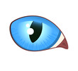 vector image of black cat eyes vector image of black cat eyes