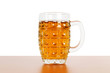 Beer glass isolated on the white background Beer glass isolated on the white background