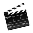 Movie clapper board Movie clapper board