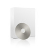Foto: Blank software box with a cd Blank software box with a cd
