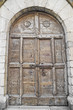 Wooden door.