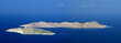 View of two islands in Aegean Sea