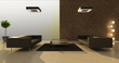Modern interior of a room