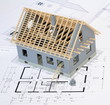 Photo : Villa en construction.
