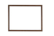 Empty wooden frame