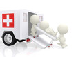 3D emercency ambulance