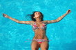 Relax in a swimming pool Relax in a swimming pool