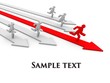 Competition. Concept. 3d illustration.