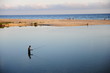 Pêche dans l'embouchure d'un fleuve