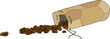 Knapsnack with coffee