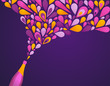 Retro party background Retro party background