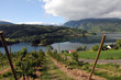 Farmland around Hardangerfjord, Norway