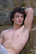 Photo: Sexy young male relaxing Sexy young male relaxing