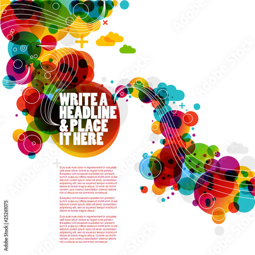 Vector: funky graphic design funky graphic design