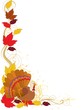 Autumn Turkey Border Autumn Turkey Border