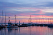 Sonnenuntergang im Hafen von Timmendorf, Insel Poel