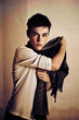 Teen Male with Scarf Teen Male with Scarf