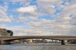 London bridge and clouds