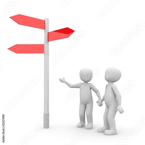 Illustration: Straßenschild, rot Straßenschild, rot