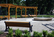 Garden with fountain Garden with fountain
