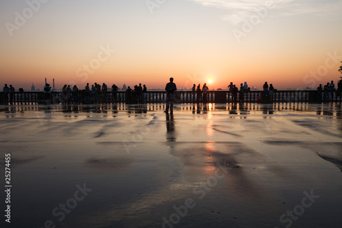 Moskau bei Sonnenaufgang Moskau bei Sonnenaufgang