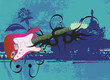 Grunge music background - Vector Grunge music background - Vector