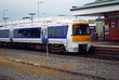 U.K. Railway Train in a  Station