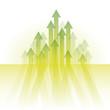 Arrows background vector abstract