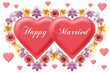 Old styled valentine's cards heart
