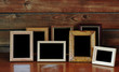 frame on table