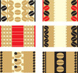 Coffee vector ornaments