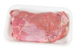 Meat packaging. Isolated Meat packaging. Isolated