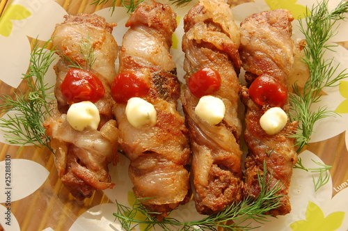 Photo: национальное украинское блюдо из мяса - крученики национальное украинское блюдо из мяса - крученики