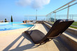 lounge at pool