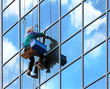 window cleaner at work window cleaner at work