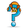 Cartoon character - question mark