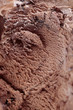 Close up of chocolate ice cream