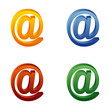 Grafik - at-Zeichen - email Grafik - at-Zeichen - email