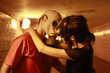 Kissing in the tunnel
