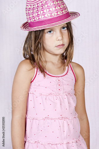 Photo: Young Girl in Pink Young Girl in Pink