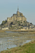 Marée basse au Mont St Michel