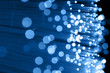 Fiber optics background with lots of light spots