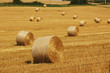 Bales of straw.