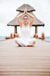 Woman doing yoga