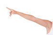 Nackter Arm zeigt nach oben Nackter Arm zeigt nach oben